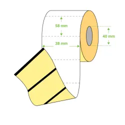 Rolă etichete termice (DT) de raft - TAGG, dimensiunea 58mm x 38mm - imagine 3